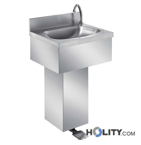 Lavamani Professionale in Acciaio Inox AISI 304 con Pedale – NordAcciao CLAP